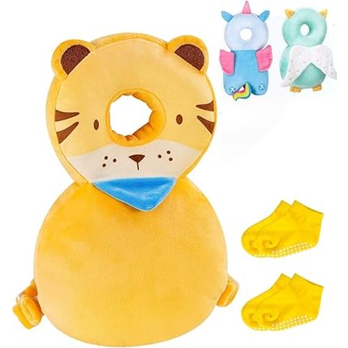 Baby Head Protector,Head Protection Back Pack for Sitting Crawling Walking,Adjustable Toddlers Safety Pad Cushion