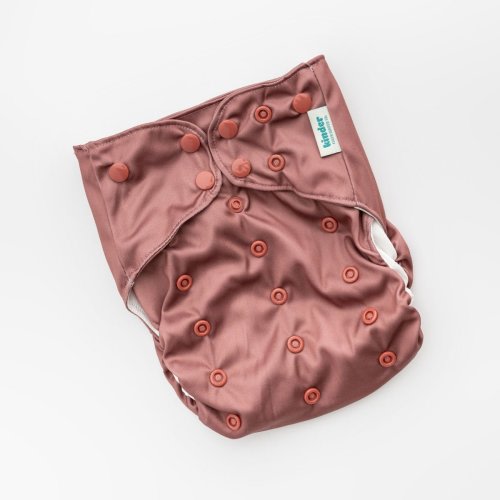 Kinder Cloth Diaper Co. Reusable Swim Diapers with Athletic Wicking Jersey (7-60lbs) - Blush