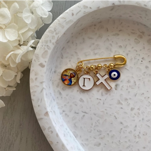 Gender Neutral Orthodox Jesus Pin – Luxe Keepsake Co
