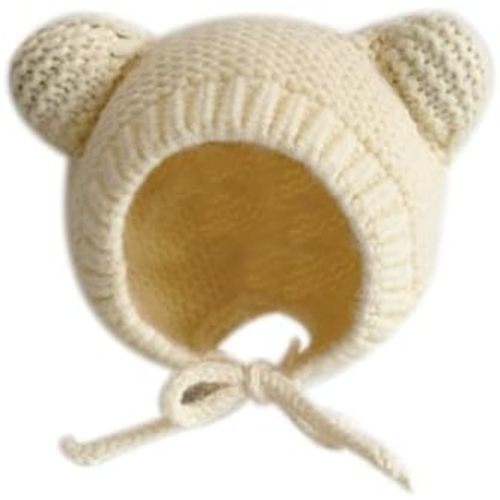 MINGSEECESS Kids Knitted Beanie Hat Cute Frog Cartoon Winter Warmer Cap with Big Eyes for Baby Boys Girls