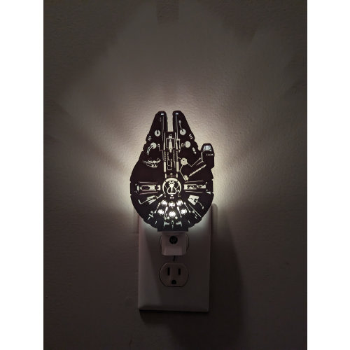 Show your alliance with this neat LED Night Light | 3D printed | Wall Plug for Bedroom, Bathroom, Hallway | Dusk to Dawn operation