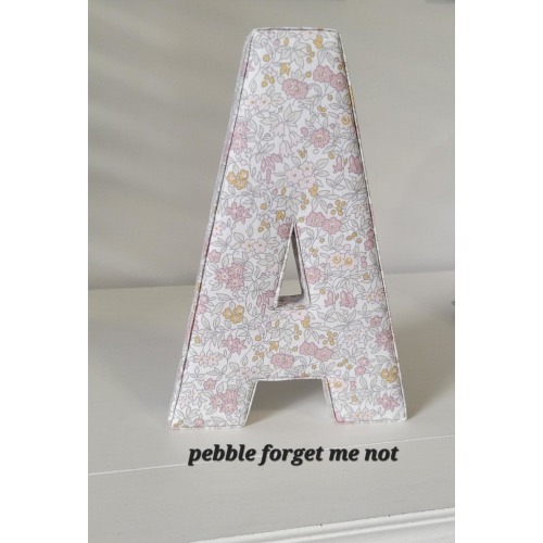 Baby Room Decor Fabric Letters PRICE PER LETTER Baby Shower, Birthday Gift Wall/Shelf Decor Free Standing/Hang
