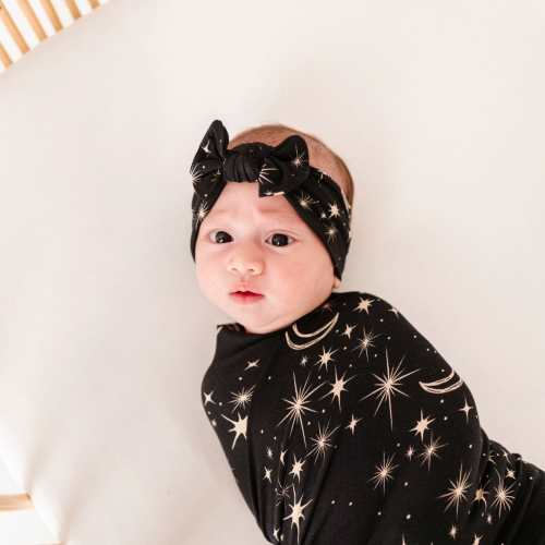 Written in the Stars Swaddle Headwrap Set: Newborn