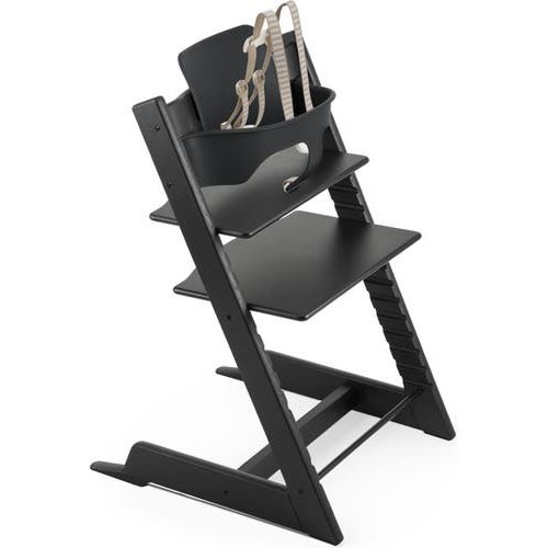 Tripp Trapp® Highchair & Baby Set, Oak Black