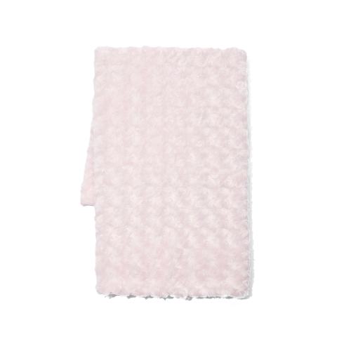 Curly Rosette Plush Baby Blanket
