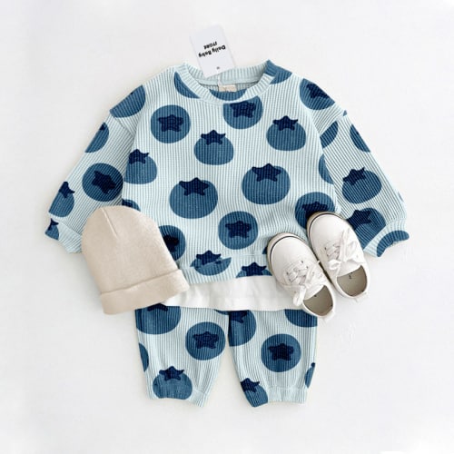 Baby 2 Piece Blueberry Sweatshirt Sets
