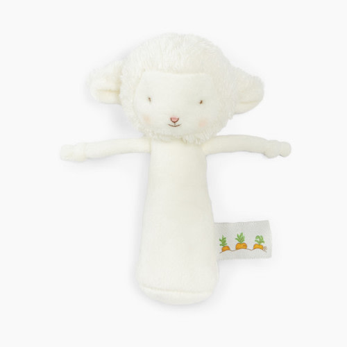 Bunnies By The Bay, Inc. Friendly Chime Baby Rattle - White Lamb