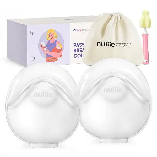 Nuliie 2 PCS Silicone Breast Milk Collectors