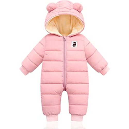 XMWEALTHY Baby Clothes Newborn Boy Girl Snowsuit Winter Coats Infant Jumpsuit Bodysuits Registry Essentials Stuff Gift