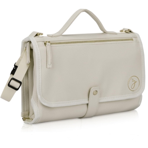 Portable Diaper Changing Pad. Portable Changing Pad for Diaper Bag. Travel Changing Pad. Newborn Essentials, Newborn Girls and Boys, Cream, 750 Count