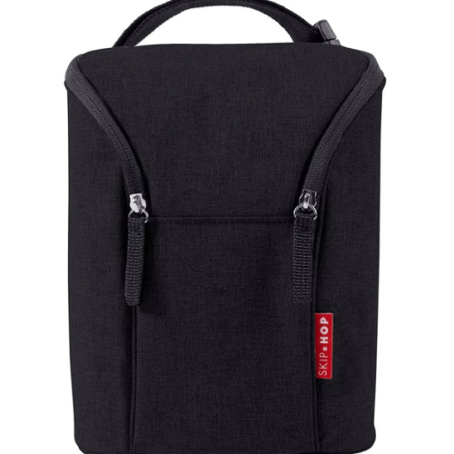 Skip Hop Baby Breastmilk Cooler Insulated Bottle Bag, Grab & Go, Chevron