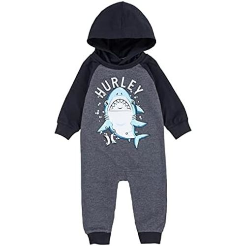Hurley Baby Boy's Long Sleeve Hooded Coverall
