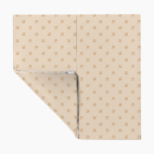 Toki Mats Standard Vegan Leather Padded Play Mat - Rainbow Cream, Non-Organic Insert