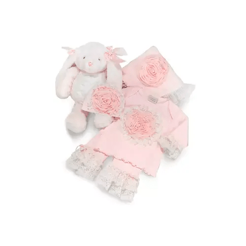 Haute Baby Baby Girl's Rose Lullaby 5-Piece Gift Set