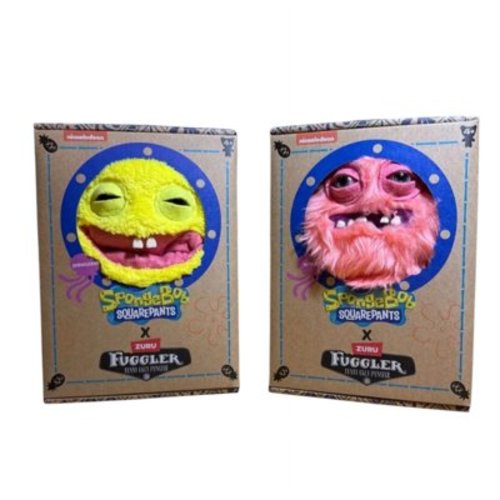 Fuggler SpongeBob and Patrick 9" Plush Stuffed Animals, 1 Pack