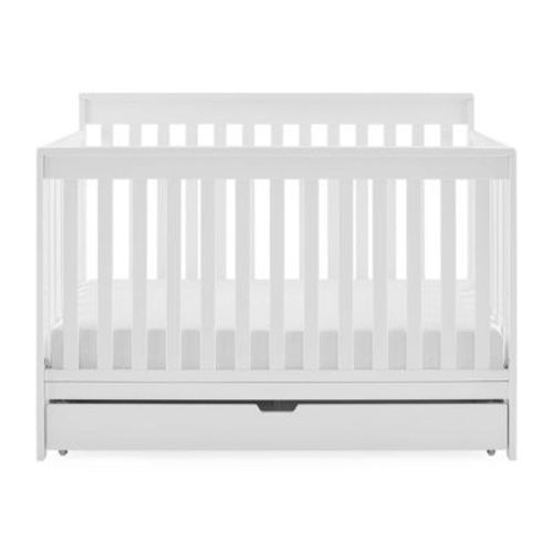 Delta Children Mercer Deluxe 6-in-1convertible Crib With Underdrawer Storage