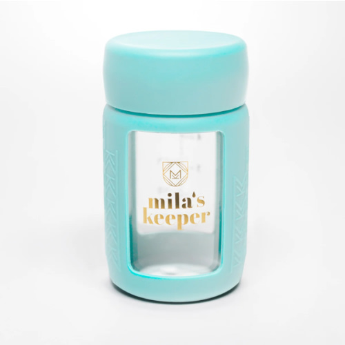 Glass Breast Milk Bottles (Set of 2) - Wide