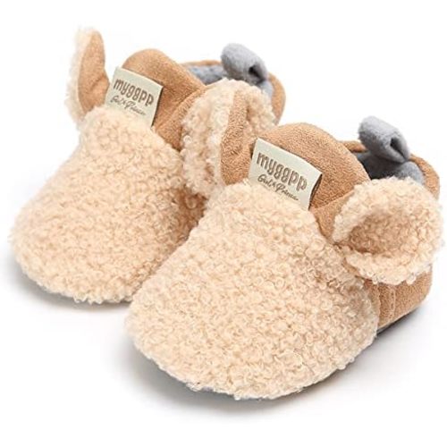 Baby Booties Infant Newborn Boys Girls Slippers Warm Crib Sock Shoes Indoor First Walkers Prewalker