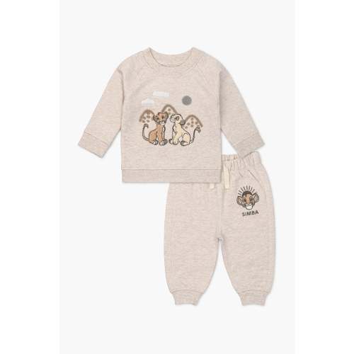 Monica + Andy - Embroidered Sporty Sweatsuit Set