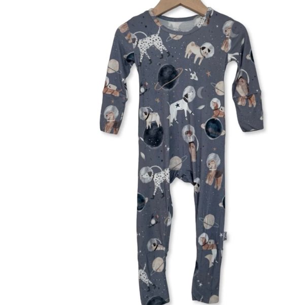 Space Paws Day to Night Romper Size NB