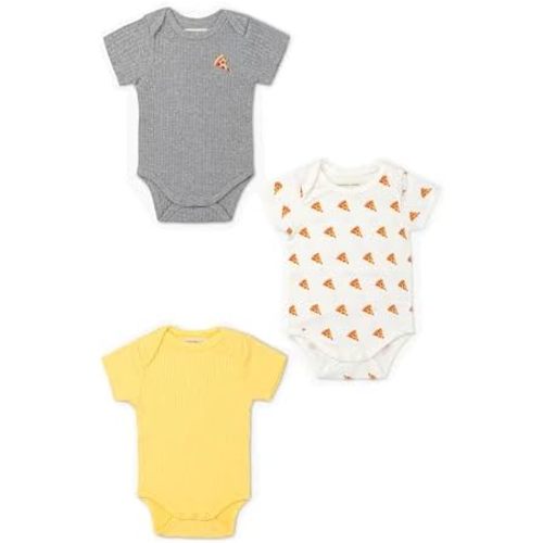 MONICA + ANDY Baby Organic Short Sleeve Jack and Jill Bodysuit