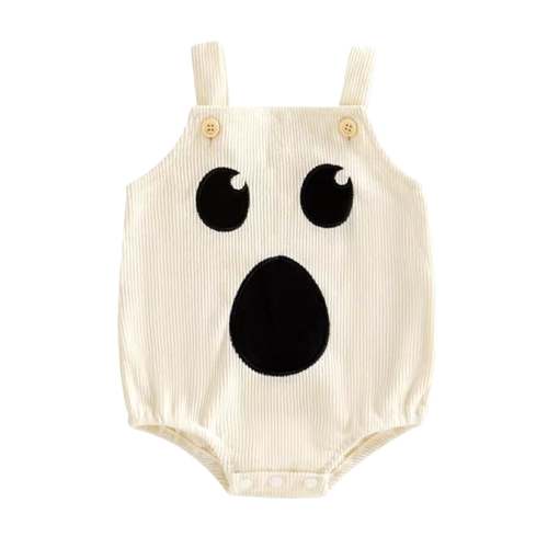 Shocked Ghost Onesie Overalls (Size 12/18 Months Only Left) – Witching Hour Baby
