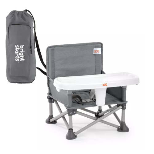 Pop N Sit Portable Booster Seat - Gray
