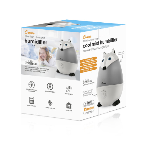 Crane Adorable Mini Humidifier - Fox | Crane USA - Crane USA