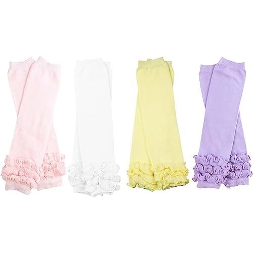 juDanzy Newborn 4-pack Baby Leg Warmers (Newborn- 12 pounds)