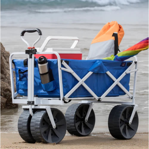 All-Terrain Beach Wagon by Mac Sports - Ultra durable with heavy duty wheels.