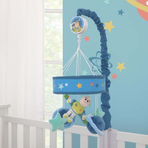 Disney Toy Story Buzz Lightyear Blue and Aqua Blast Off Stars and Plan – NoJo Baby