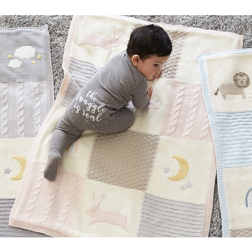 Heirloom Bunny Baby Blanket | Pottery Barn Kids