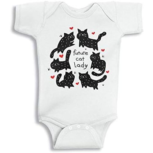 TATY Kids Future Cat Lady Baby Infant Bodysuit
