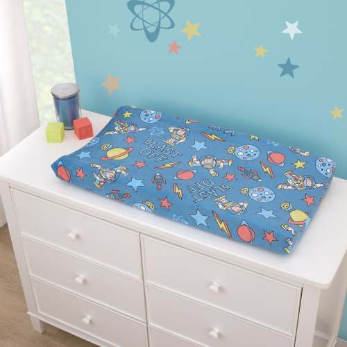 Disney Toy Story Buzz Lightyear Blue and Orange Blast-Off Contoured Ch – NoJo Baby