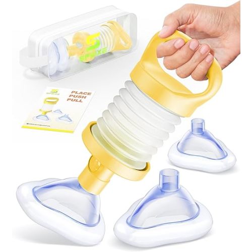 Life-Saving Choking Rescue Device, FSA/HSA Eligible Anti Choking Device, Portable Airway Suction for Adults, Kids, Seniors, Infants, Home Car Travel Emergency