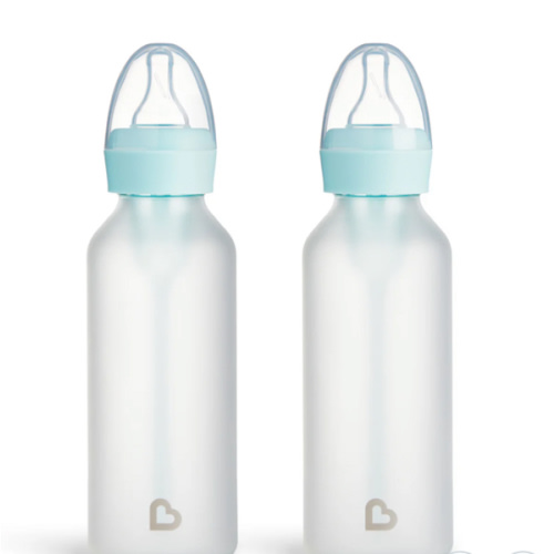 Bond™ Silicone Glass Bottle 4oz or 8oz, 2pk | Munchkin