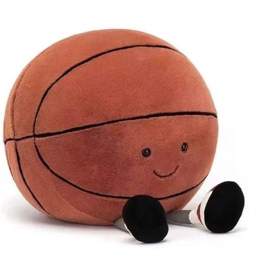 8" Jellycat Basketball Soft Stuffed Toys, Jellycat Series Stuffed Cuddly Plushies, Ideal Christmas Birthday Valentines Stuffed Plush Gifts for Boys Girls