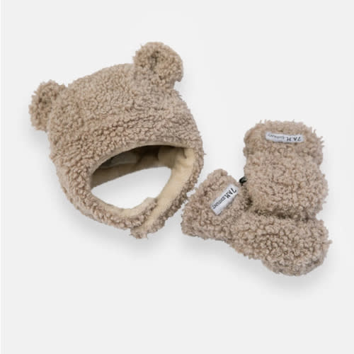 Cub Set - Teddy | Hat & Mittens