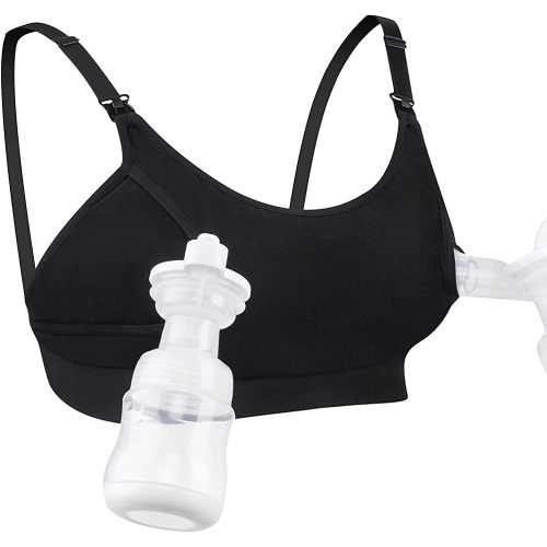 Hands Free Pumping Bra, Momcozy Adjustable Breast-Pump Holding and Nursing Bra