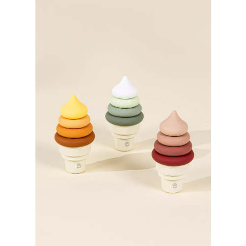 3 Sets of Silicone Stackable Ice Cream Cones (18 pcs)