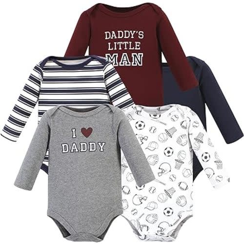 Hudson Baby unisex-baby Cotton Long-sleeve Bodysuits
