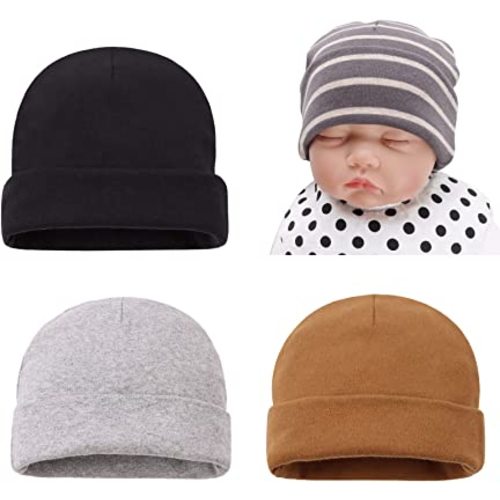Cotton Baby Girl Hat Preemie Boys Beanie Newborn Hospital Hats Winter Infant Hats for Girls