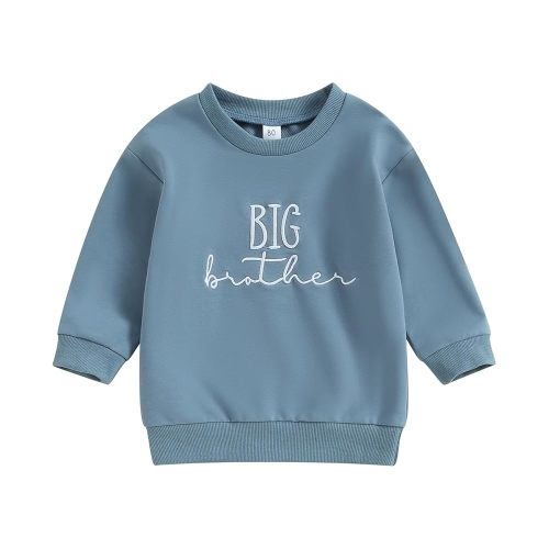 Big Brother Little Brother Matching Outfits Toddler Baby Boy Crewneck Sweatshirt Pullover Shirt Fall Clothes