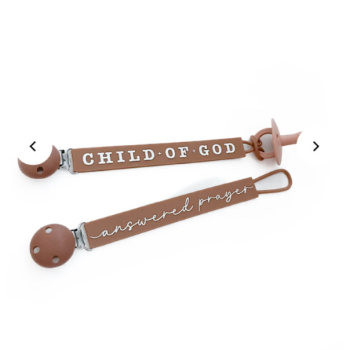 Silicone Pacifier Clip – OUR HOUSE ABOVE