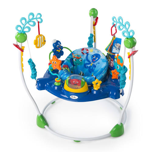 Baby Einstein Neptune's Ocean Discovery Jumper - Active Play Bouncer with Spin Feature