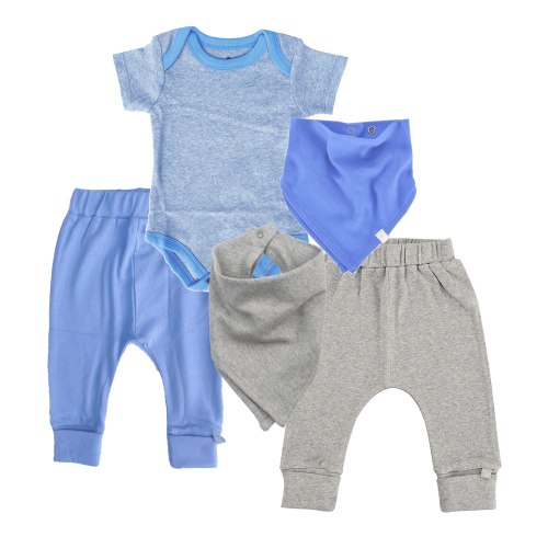 Colorblock Gift Set - Periwinkle | 100% Organic – Finn + Emma