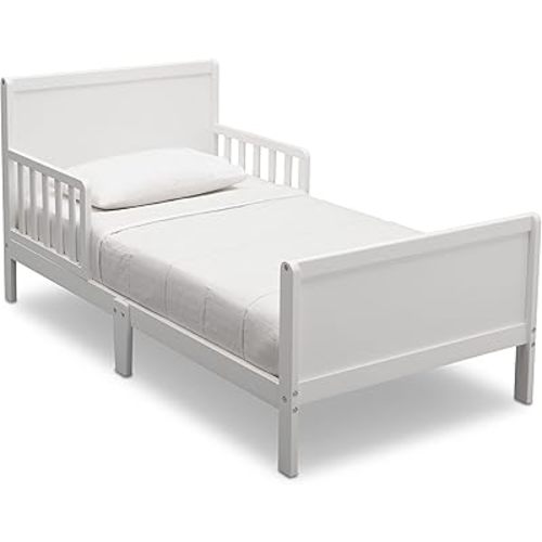 Delta Children Fancy Wood Toddler Bed - Greenguard Gold Certified, Bianca