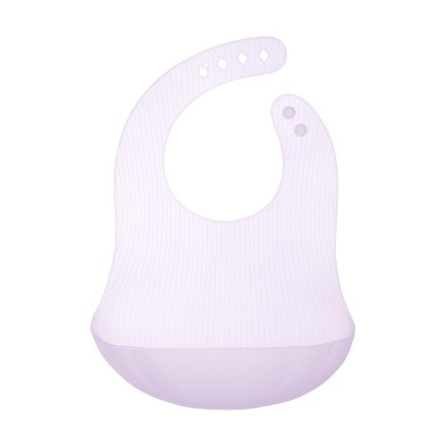 Olababy Fold N Go Silicone Baby Bib w Travel Case | Lightweight Design Eases Pressure Bruising for Infants & Toddlers