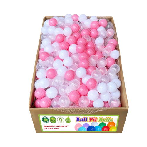 YUFER 500 Pcs Ball Pit Balls - 2.2" BPA-Free Plastic, Sensory Play for Kids, Playrooms & Bounce Houses，Multicolor