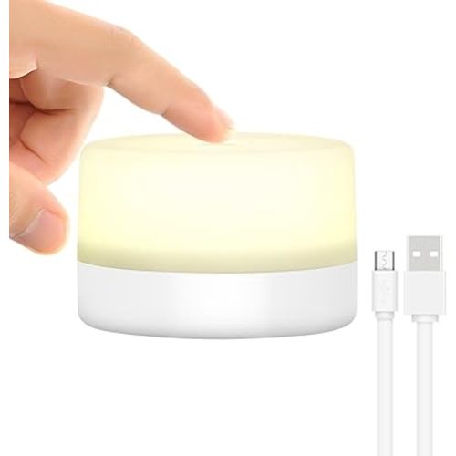 Bedside Lamp, Dimmable Touch Tap Light Novelty Light, Kids Children Adult LED Nightlight, Table Desk Atmosphere Decorative Mood Light Lamp, Bedroom Living Room Baby Nursery Night Light